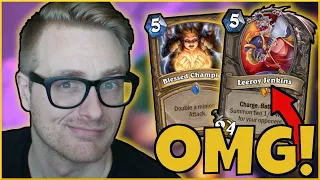 BLESSED CHAMPION USEFUL? BUFF MINIONS Go FACE (Handbuff Paladin) | Darkmoon Faire | Wild Hearthstone