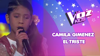 Camila Gimenez | El Triste | Audiciones a ciegas | Temporada 2022 | La Voz Kids
