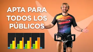 Clase completa ciclo indoor para principiantes y expertos