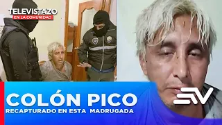 Colón Pico fue recapturado en la madrugada en Puerto Quito   | Televistazo en la Comunidad