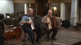 Frank Marocco and Eddie Monteiro jam at Frank's 80th birthday party