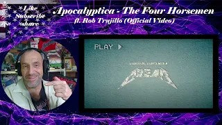 Apocalyptica - The Four Horsemen ft. Rob Trujillo (Official Video) - Reactions with Rollen (WOW)