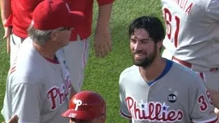 PHI@CHC: Hamels tosses first careeer no-hitter