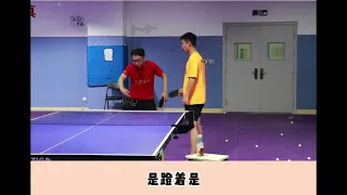 张海朴：实战中应对反手位底线下旋劈长 Zhang Haipu: How to handle long underspin ball at backhand