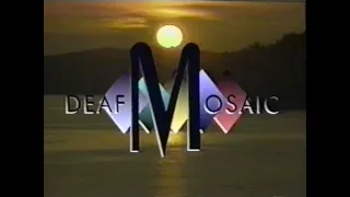 Deaf Mosaic TV Program - Multiple Episodes - 1995