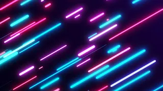 Rounded Neon Red and Blue lines Background video | Footage | Screensaver