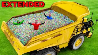 I Filled My Dump Truck With Orbeez! - EXTENDED