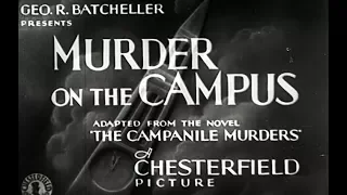 Mystery Movie - Murder On The Campus (1933)