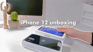 iPhone 12 128GB Black unboxing plus setup and accessories