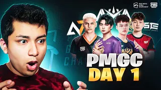 ROLEX REACTS to PMGC FINALS DAY 1 (BEST MOMENTS) | PUBG MOBILE