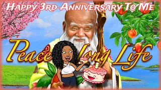 Happy 3rd Anniversary 2 Me 🎉 1st Group Pull 🎰 Dragon Link Slot Machine 🐉 Peace & Long Life Session 🍑