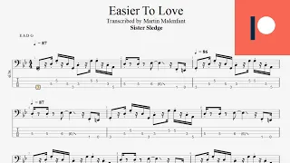 Sister Sledge - Easier To Love (bass tab)