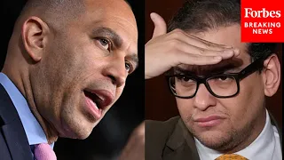 ‘My Republican Colleagues Said George Santos Should Be Gone’: Hakeem Jeffries Slams GOP For Inaction