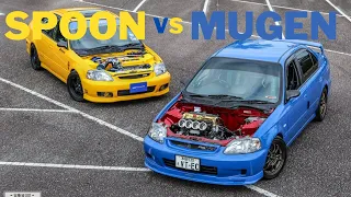 SPOON vs MUGEN Honda EK4door | Tenukfilm | 4K