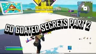 ALL secrets in Go Goated [FORTNITE] Part 2 [VAULT CODE]