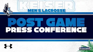 Keiser Men's Lacrosse Post Game Interview vs Point