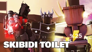 Playing With The New Skibidi Toilet Skin (Full Gameplay) TDS Update | Roblox