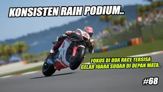 NGERII❗SETIAP RACE DI TUNTUT HARUS PODIUM😱VEDA SIAP KE TIM PABRIKAN❓#68 MotoGP24 TvReplay