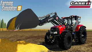 Farming Simulator 19 - CASE IH PUMA 200 SERIES Tractor With Front Loader Loads Corn