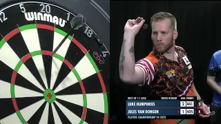 Luke Humphries vs Jules van Dongen - 2022 PDC Players Championship 24 - Round 3 - Darts