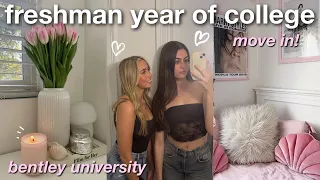 freshman year of college move-in vlog 2023! (dorm shopping, school supplies)- bentley university