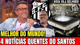 URGENTE! NÃO ACREDITO! 4 NOTÍCIAS DO SANTOS DE CAÍR O QUEIXO!ÚLTIMAS NOTÍCIAS DO SANTOS DE HOJE