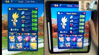 Sonic Dash+ | SUPER SONIC Character - Review, Gameplay & Walkthrough (iOS)