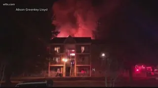 38 left homeless after Columbia apartment fire