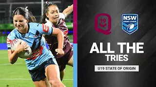 Every try from U19s Origin 2023 | QLD Maroons v NSW Blues | NRLW