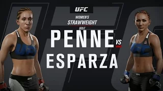 UFC 2 ● STRAWWEIGHT ● JESSICA PENNE VS CARLA ESPARZA ● ПИН VS ЕСПАРЗА