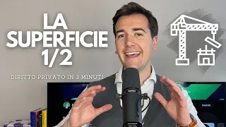 🏗 LA SUPERFICIE - DIRITTO PRIVATO IN 3 MINUTI 👨🏻‍⚖️⏳