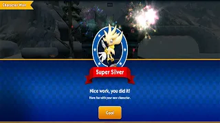 Sonic Dash Racing Game - Super Silver New Character Unlocked - All 67 Characters Unlocked Gameplay