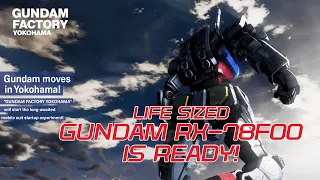 Life size Gundam in Yokohama is READY!