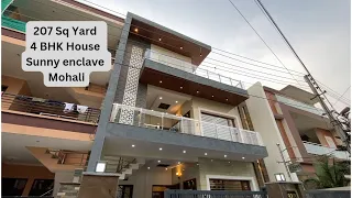 4 Bhk independent house For sale In mohali | kothi in Sunny enclave for sale | 200 Guj House