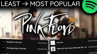 Every PINK FLOYD Song LEAST TO MOST PLAYED [2023]