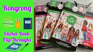 RONGRONG SEASONAL, EVERYDAY & ACCESSORY STICKER BOOK FLIP THROUGHS | THE HAPPY PLANNER