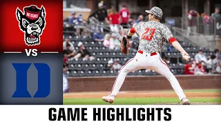 NC State vs. Duke ACC Baseball Championship Highlights (2023)