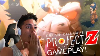 IM HYPED!!! TAKE MY MONEY! Dragon Ball Project Z Gameplay Trailer Reaction!!!