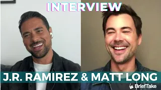 Manifest's J.R. Ramirez & Matt Long gush over Melissa Roxburgh I Interview