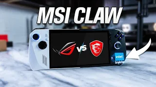 MSI Claw Takes On Asus Rog Ally: Intel Vs AMD Showdown