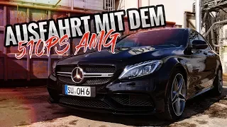 Mit dem 510 PS AMG C63s Gas geben auf der Autobahn | Beschleunigung - Sound - Fahrverhalten