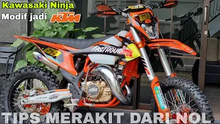 Tutorial rakit trail KTM mesin Ninja