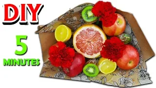 How to Make Bouquet of Fruits Gift in 5 Minutes