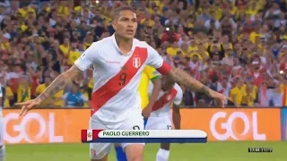 Brasil 3-1 Perú - penal y gol de Paolo Guerrero - Final Copa América 2019