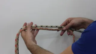 УЗЕЛ "ДВОЙНОЙ ТКАЦКИЙ" -МЕДЛЕННО (ОБУЧЕНИЕ)/DOUBLE LOOM KNOT-SLOW (TRAINING)