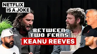 Between Two Ferns - Keanu Reeves REACTION!! | OFFICE BLOKES REACT!!