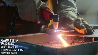 REBOOT RBC 6000 plasma cutting machine cutting 16mm（3/5“） thick carbon steel
