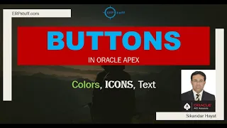 Buttons in Oracle APEX Changing Look and Feel without Coding
