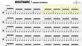How to Play Nightmare  - Avenged Sevefold  🥁