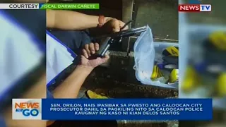 NTG: Sen. Drilon, nais ipasibak sa pwesto ang Caloocan city prosecutor